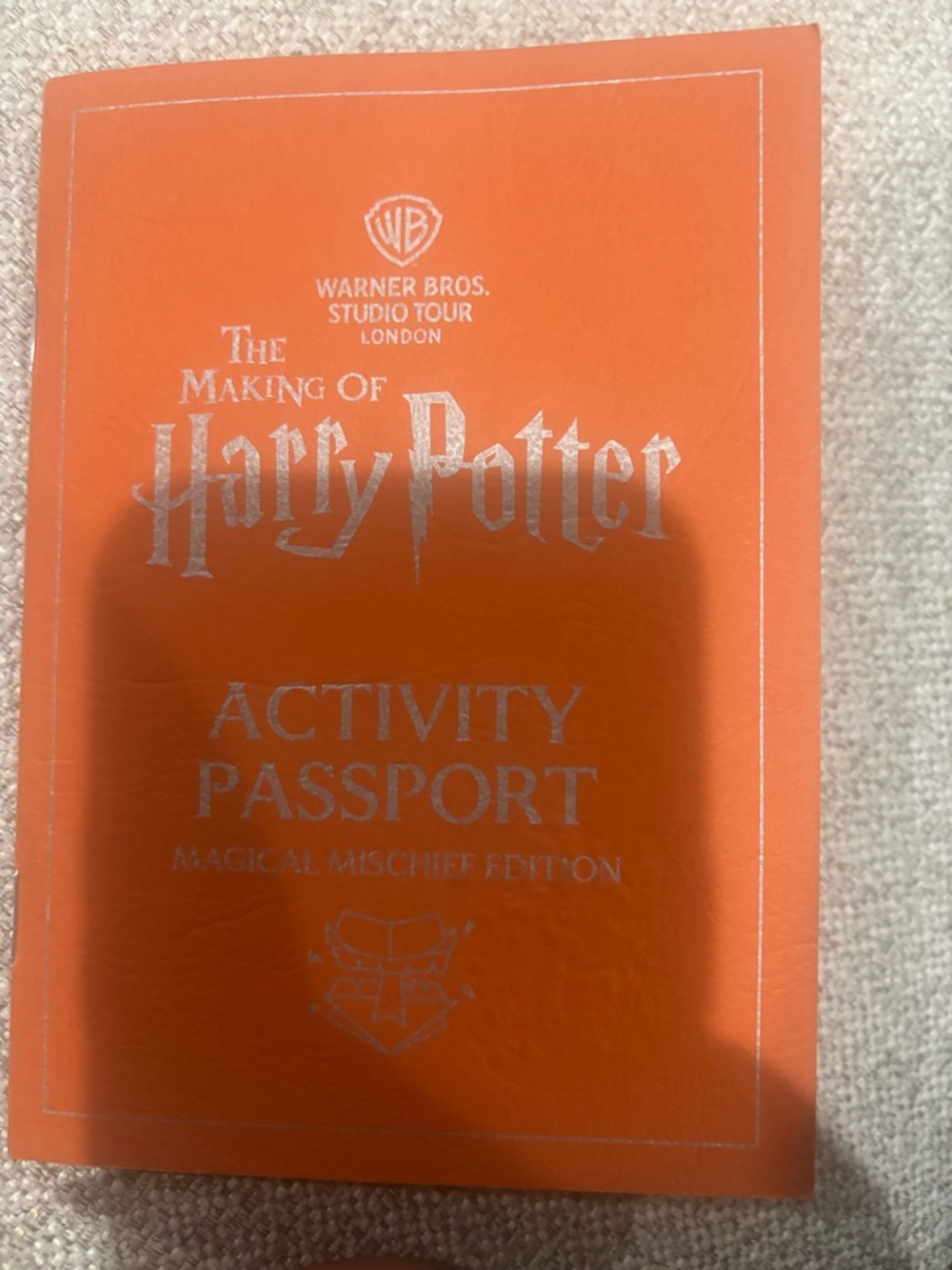 Warner Bros. The Making of Harry Potter Activity Passport - Orange  2026London